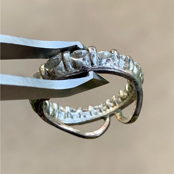 Eternal Circle CZ Sterling Silver Pendant - Picture 8 of 10